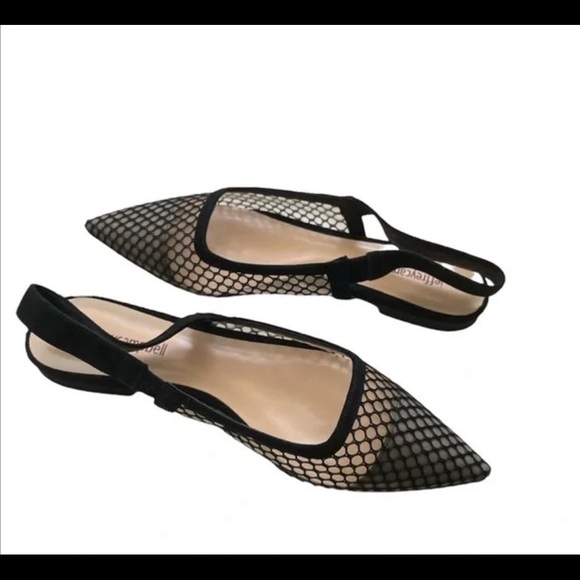 Jeffrey Campbell Shoes - Jeffrey Campbell Emelia black mesh flats 8 anthropologie excellent!